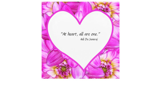 heart with a quote